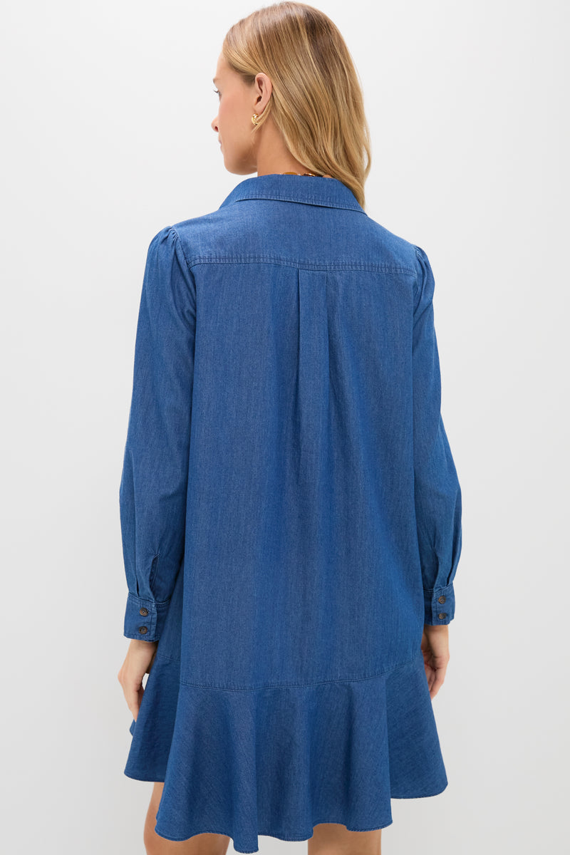 Lightweight Denim Callahan Shirt Dress
