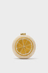 Natural and Yellow Lemon Slice Minaudiere