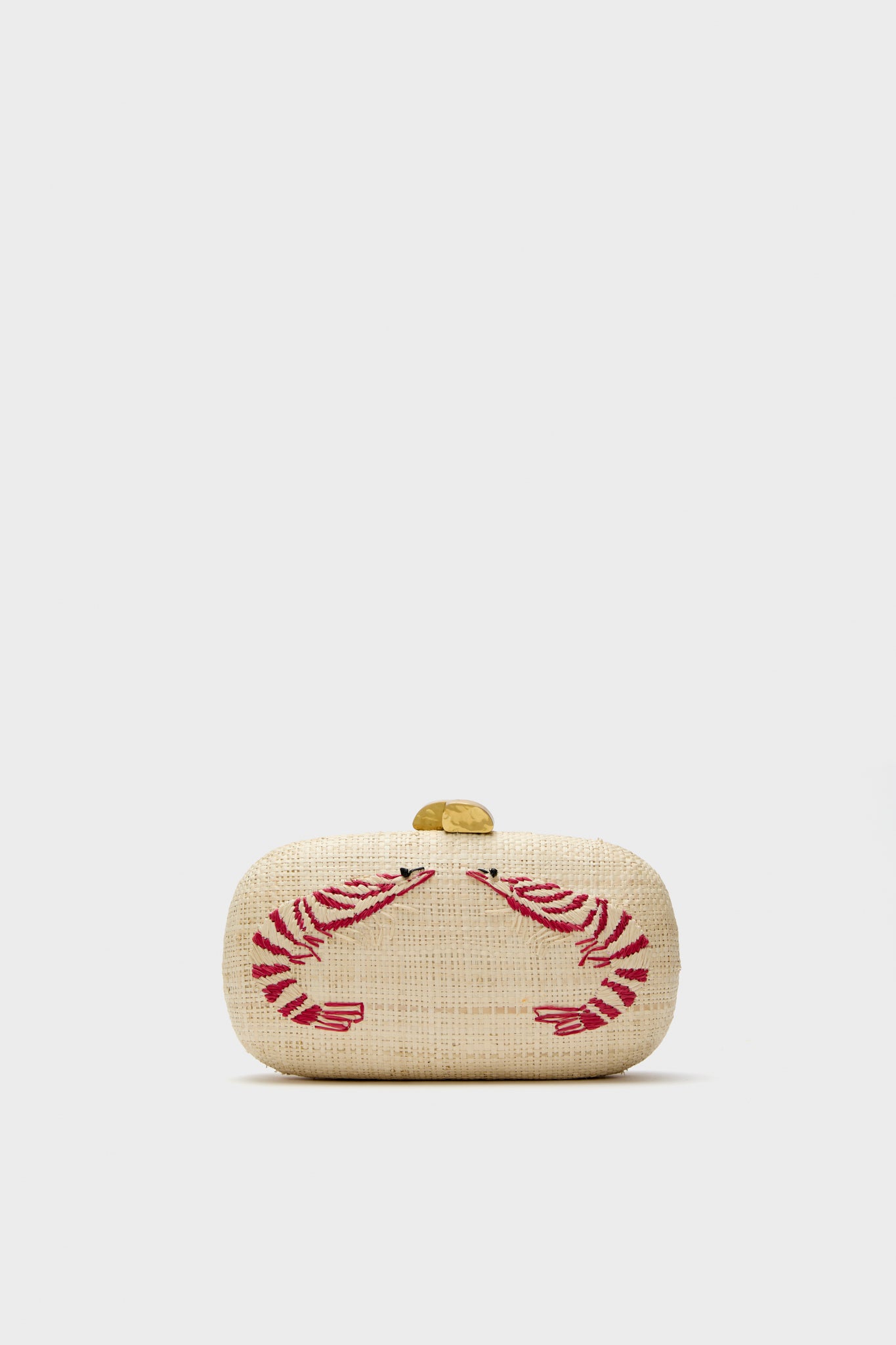 Natural and Red Shrimps Minaudiere