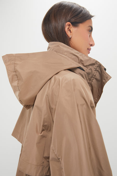 Marron Glace Arley Raincoat