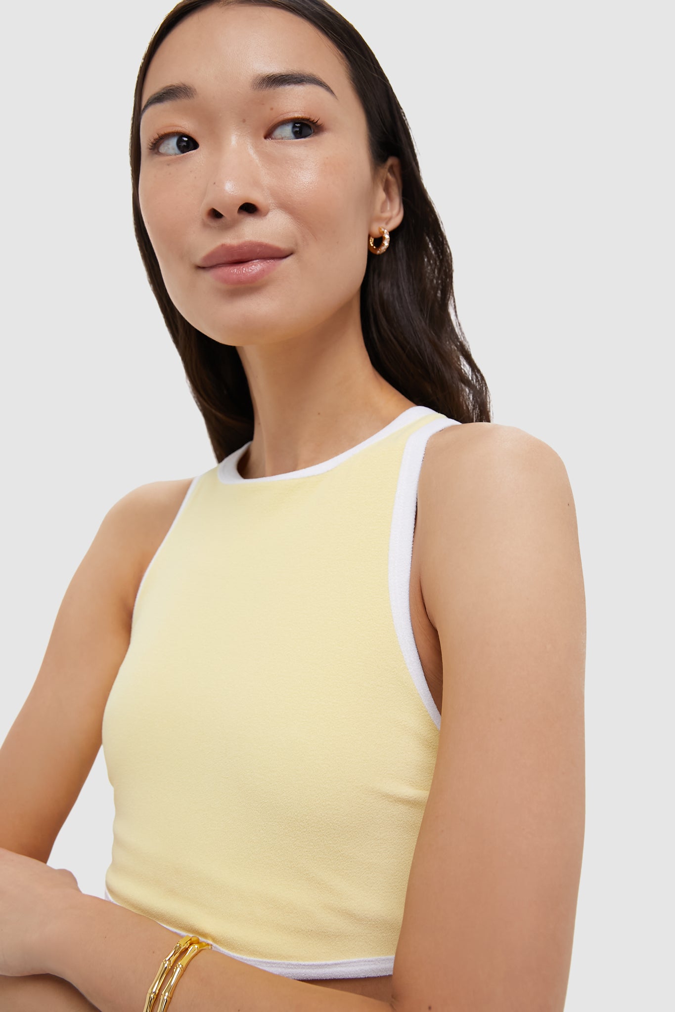 Banana Cream Summer Crop Top