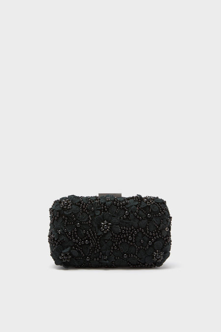 Black Beth Encrusted Clutch