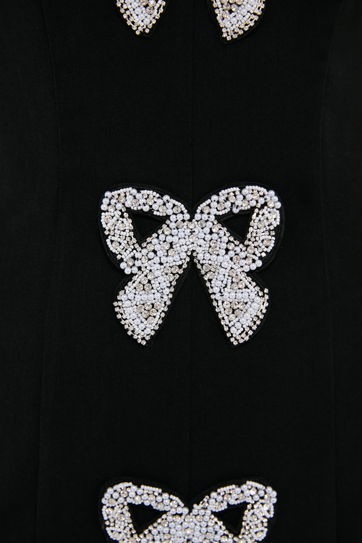 Beaded Bows Bernadette Mini Dress