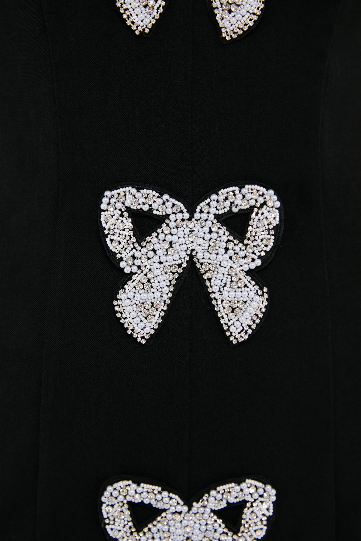 Beaded Bows Bernadette Mini Dress