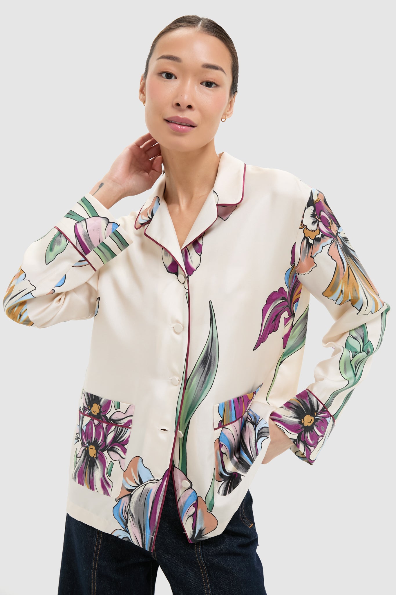Iris Pajama Shirt