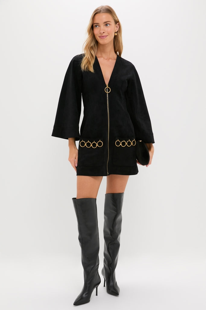 Black Sebastian Over The Knee Boot