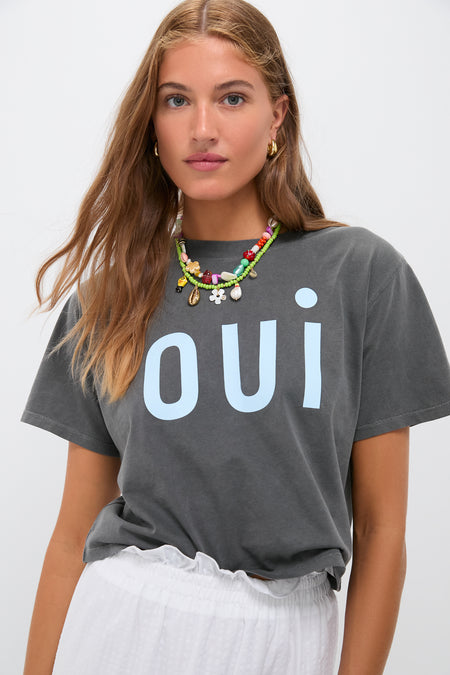 Faded Black Le Carre Tee