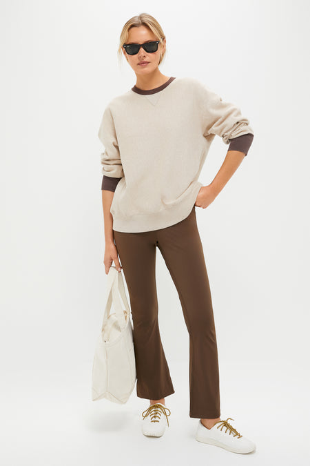 Chocolate Brown High Rise Compression Spandex Millie Yoga Pant