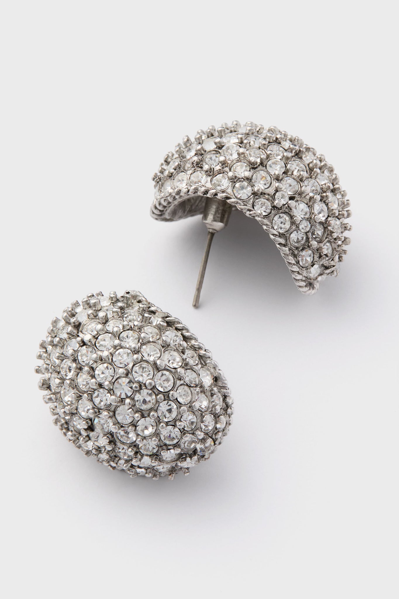 Crystal Tinsel Earrings
