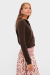 Chocolate Cashmere Riley Cardigan