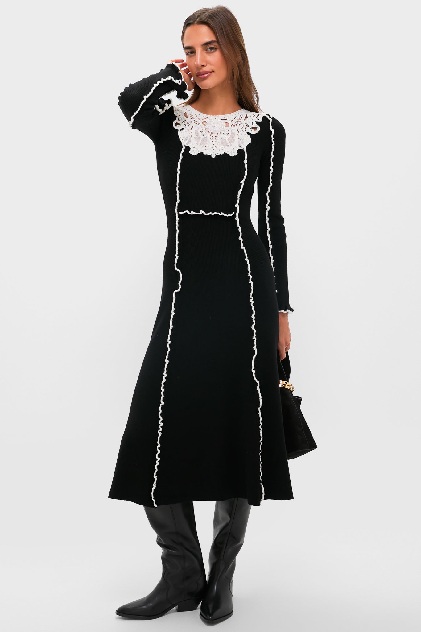 Black Leather Ander Boots