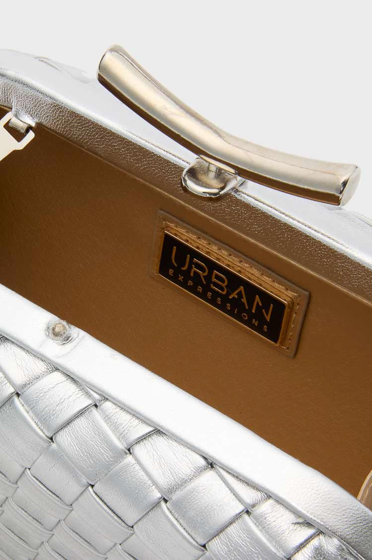 Silver Allison Clutch