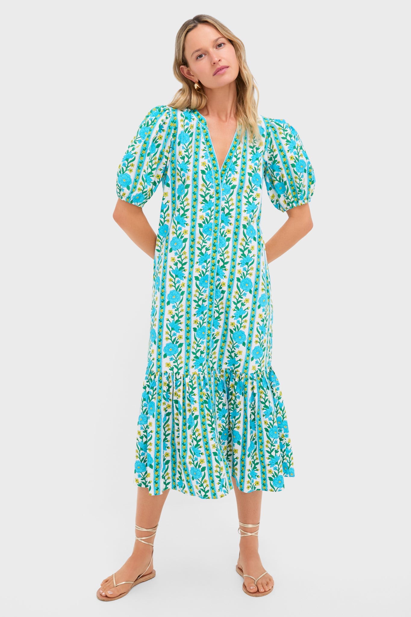 Hibiscus Border Daisy Dress