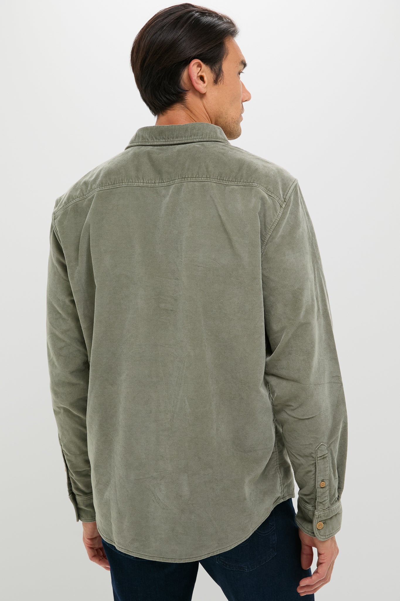 Light Pine Stretch Terry Work Shirt