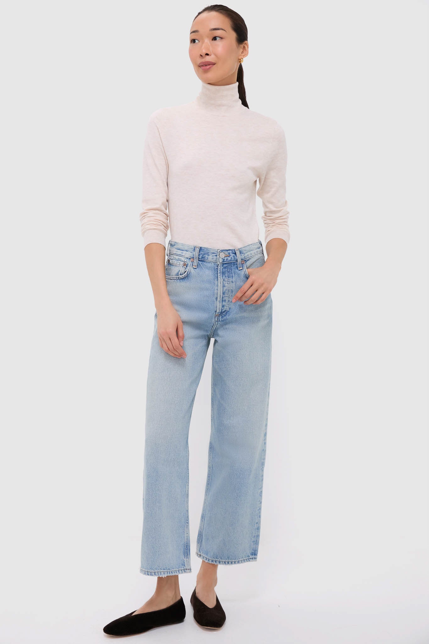 Cream Marle Winslow Skivvy