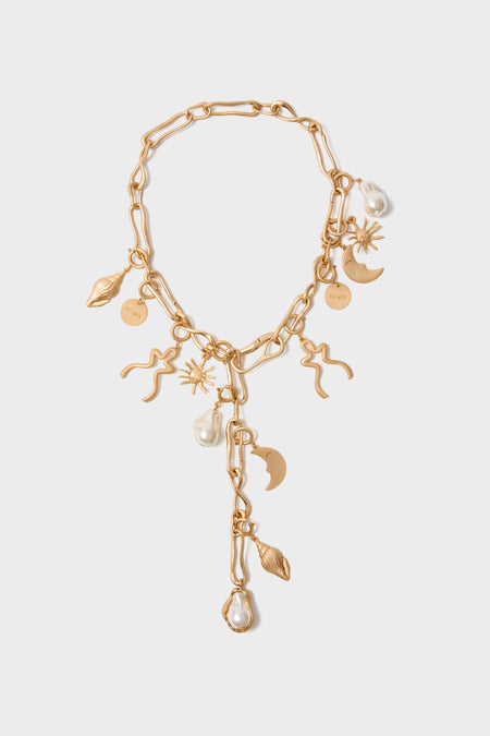 Brushed Brass Astrid Choker