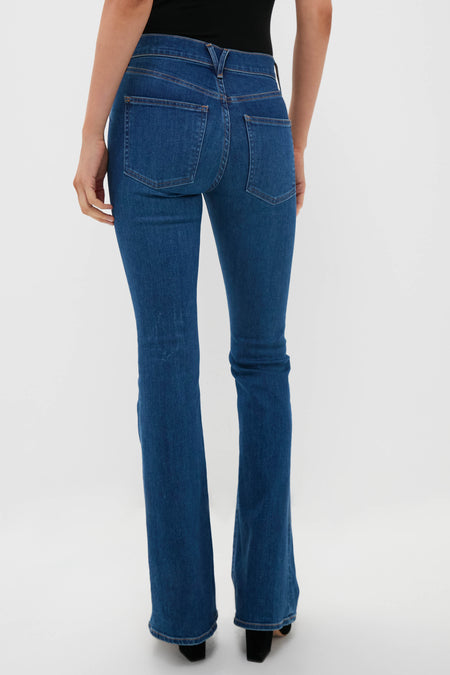Bright Blue Beverly High Rise Skinny Flare