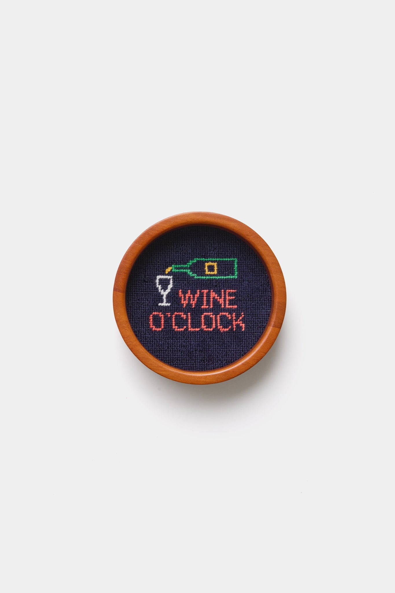 Midnight Wine O'Clock Wine Bottle Coaster
