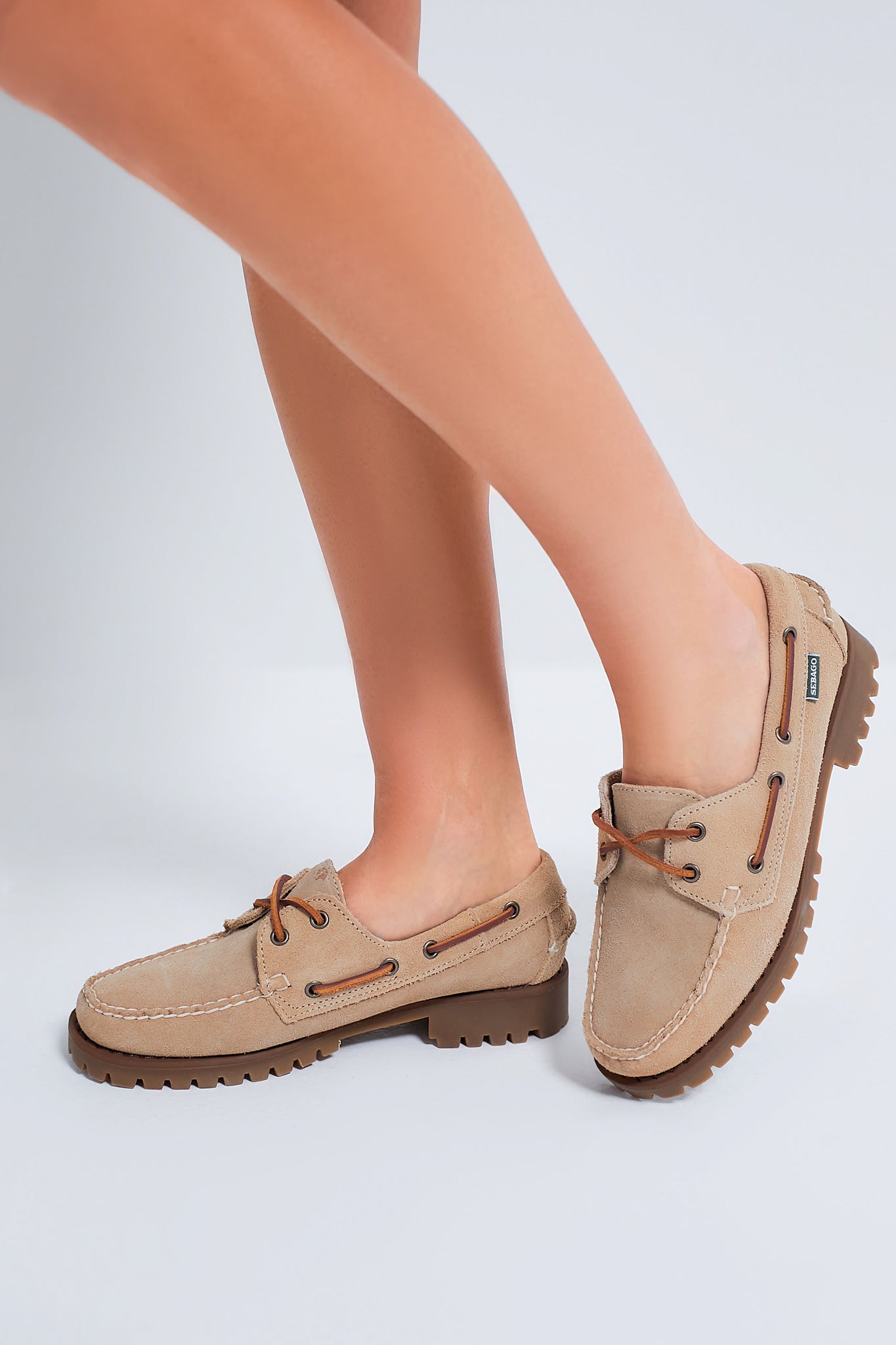 Beige Camel Ranger Suede Womens Loafers | SEBAGO