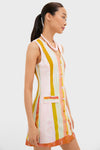 Abstract Stripe Suni Dress