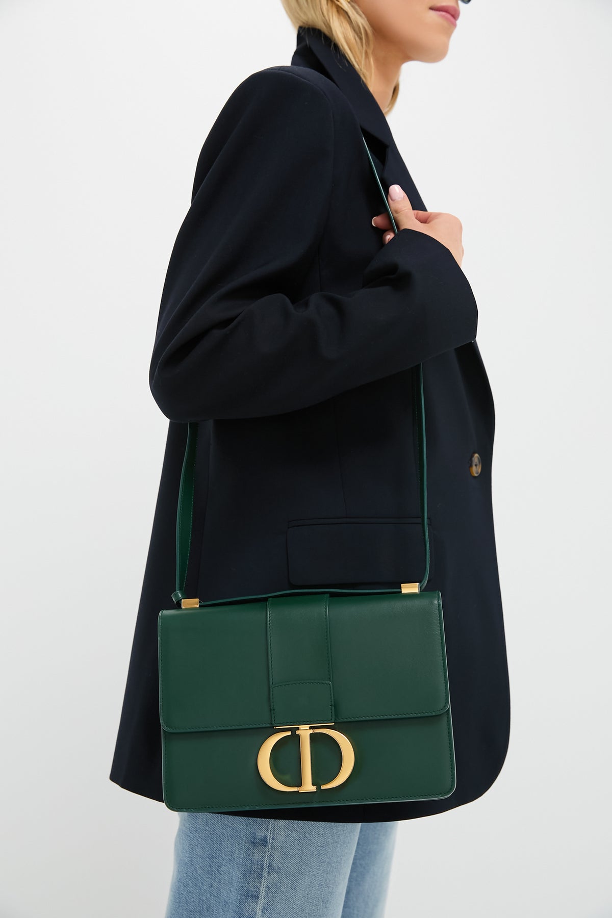 Dior Green Montaigne Shoulder Bag