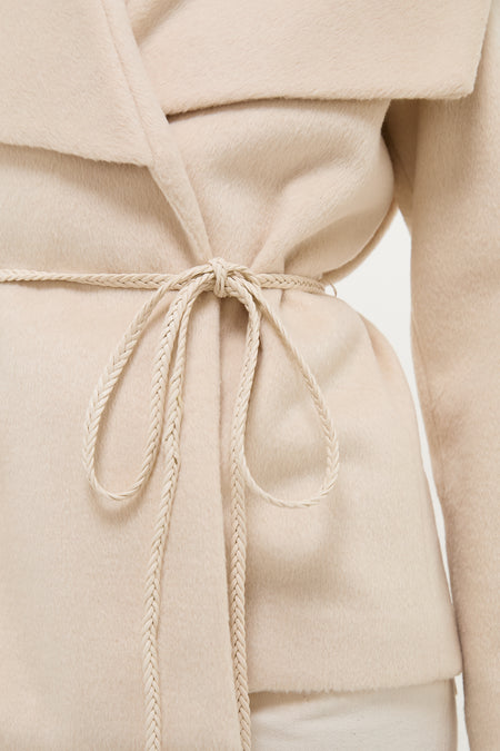 Cream Providence Wrap Jacket
