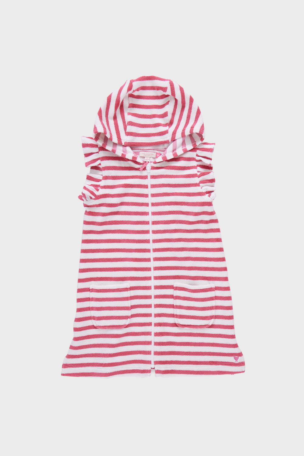 Rapture Rose Stripe Terry Coverup