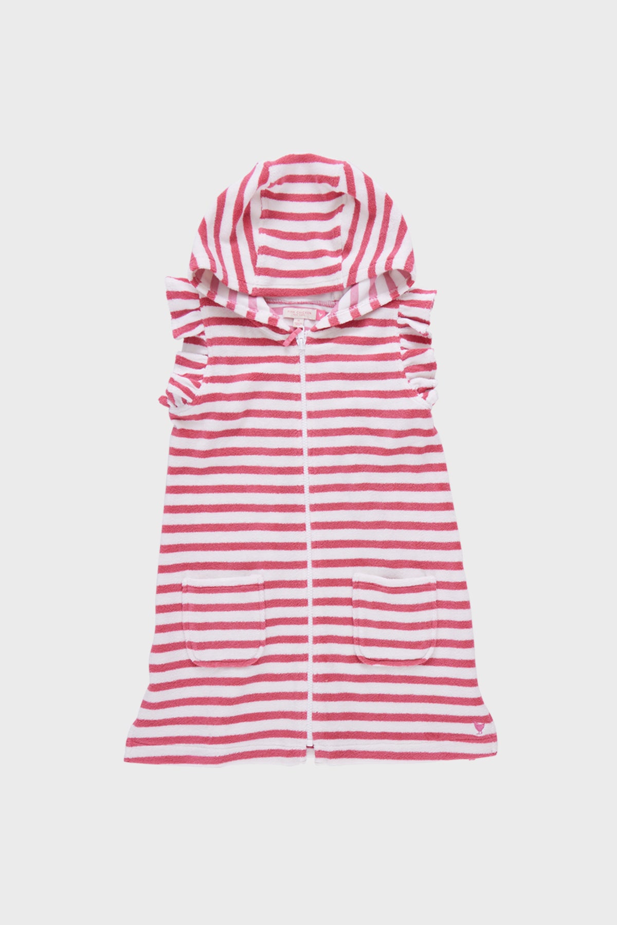 Rapture Rose Stripe Terry Coverup