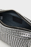 Silver Woven Etoile Midi Sac