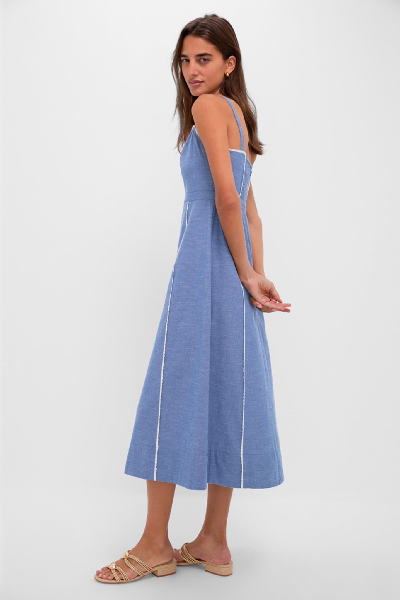 Chambray Alice Sailor Dress