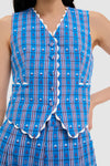 Blue Alicia Vest