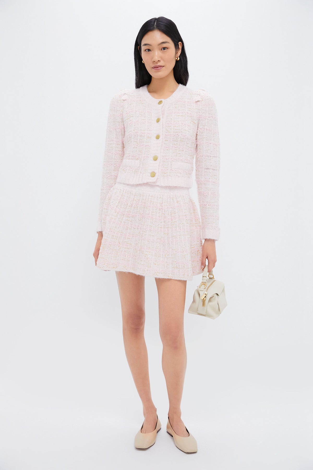 Pink Knit Cardigan