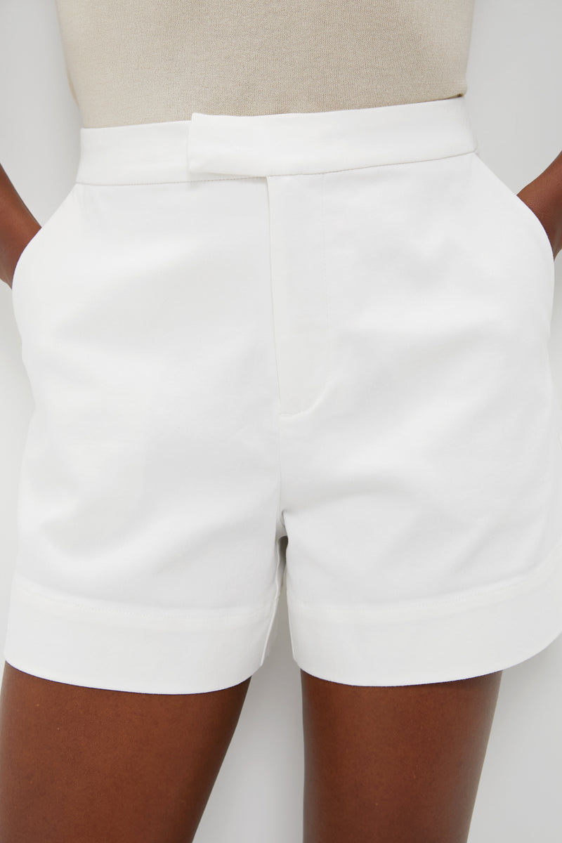 White Ruth Shorts