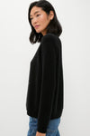 Black Cashmere Boyfriend Bodie Crewneck