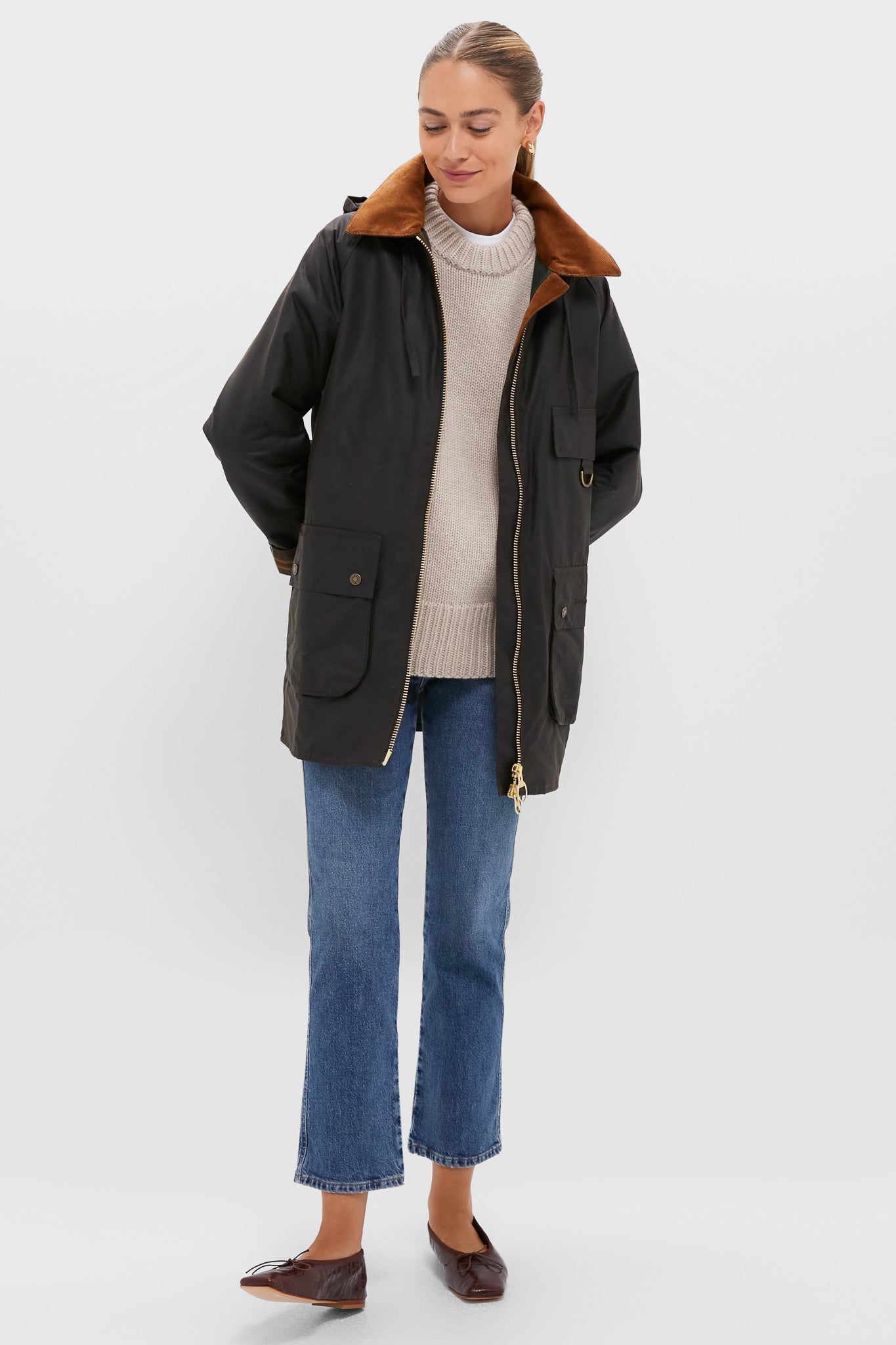 Olive Highclere Wax Jacket