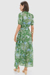 Jungle Green Bloom Oceanus Dress
