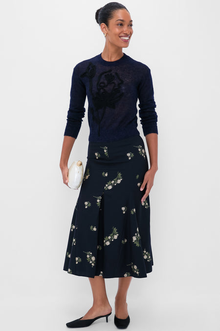 Navy Crew Neck Jumper