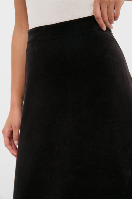 Black Velvet Whitley Skirt