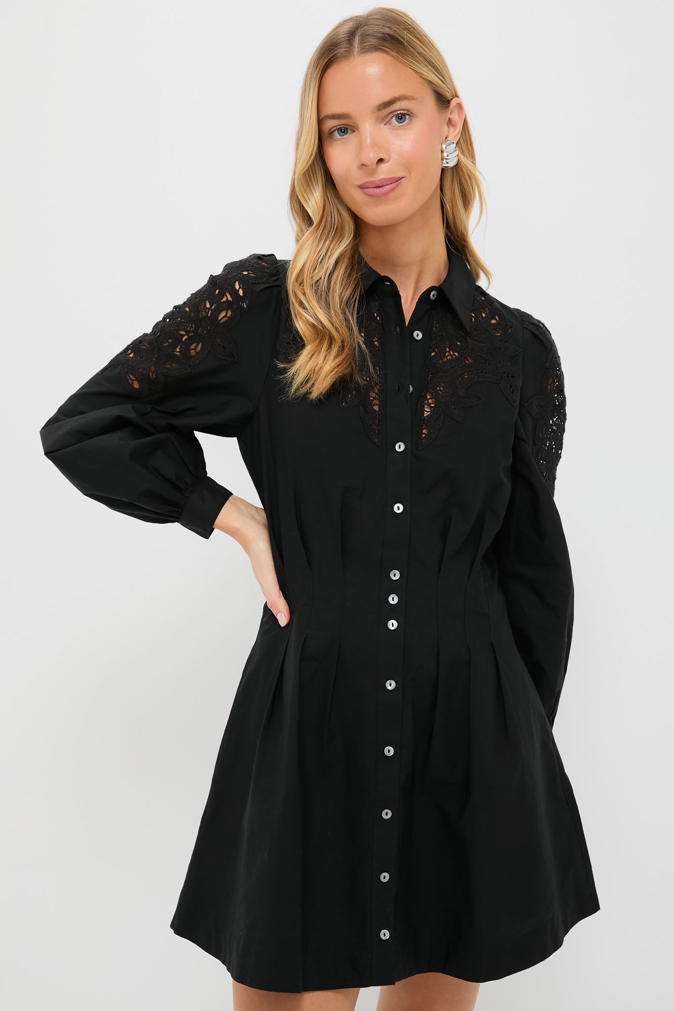 Black Marta Long Sleeve Mini Dress | Love the Label Black Marta Long Sleeve Mini Dress | Love the Label
