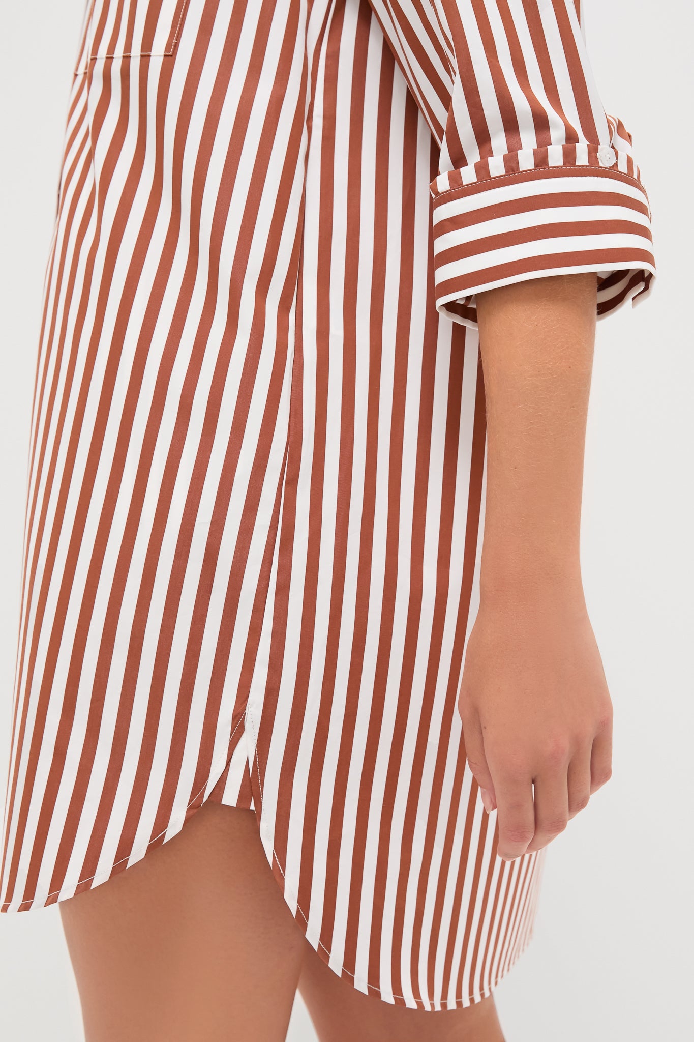 Ivory and Cognac Morning After Dress