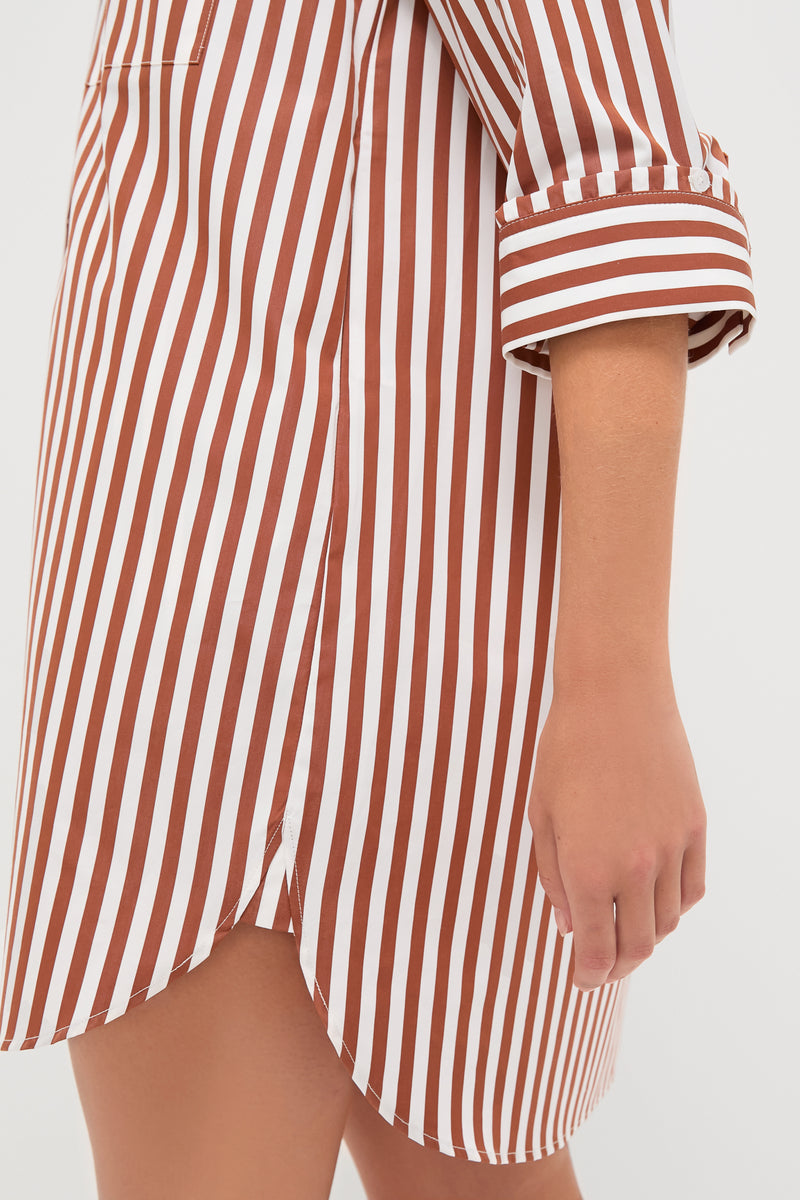 Ivory and Cognac Morning After Dress