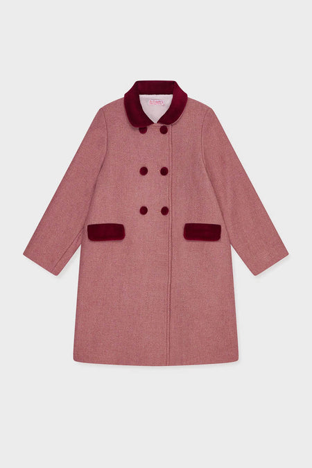 Dusty Pink Arrieta Girl Coat