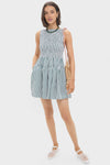 Green Stripe Cosima Mini Nap Dress