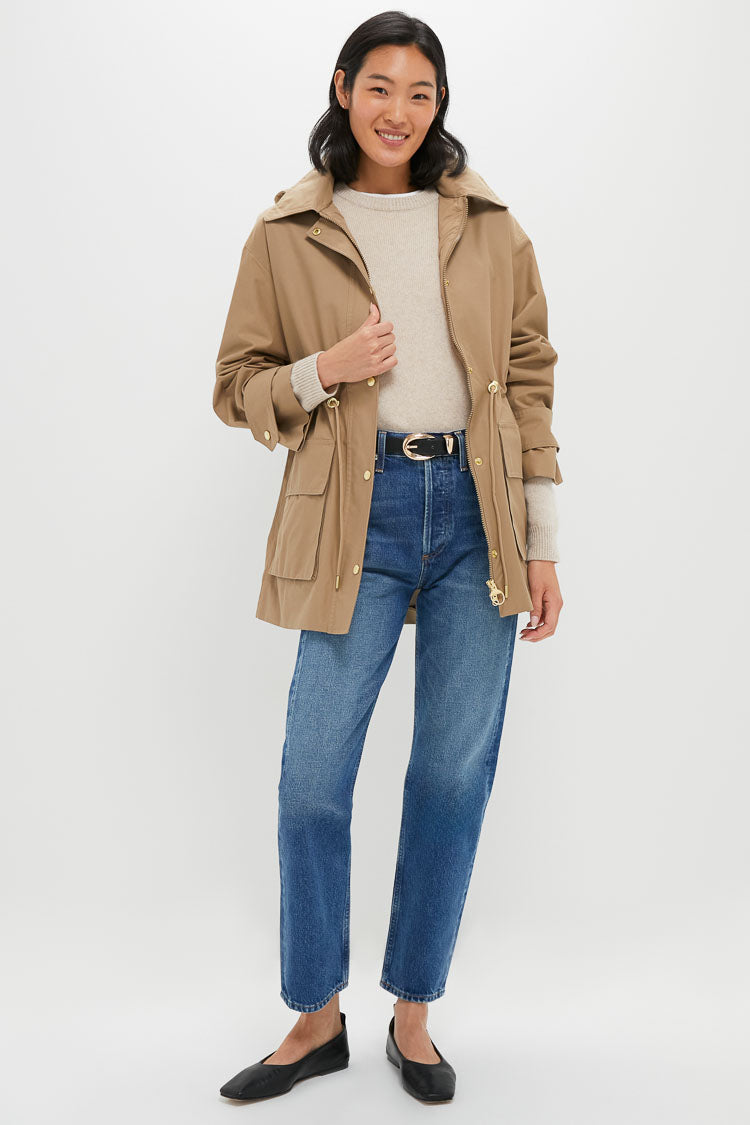 Military Brown Fallyn Showerproof Jacket