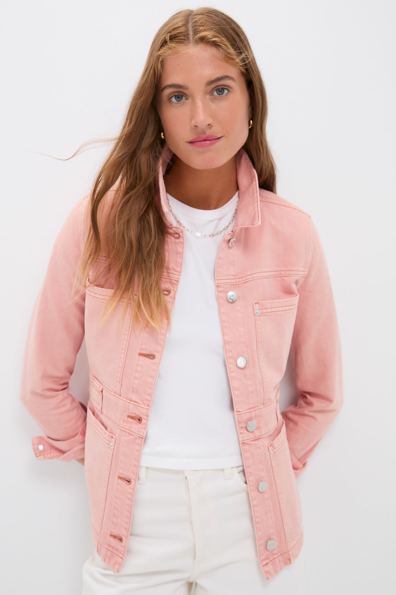 Pink Blossom Marvin Jacket | Veronica Beard