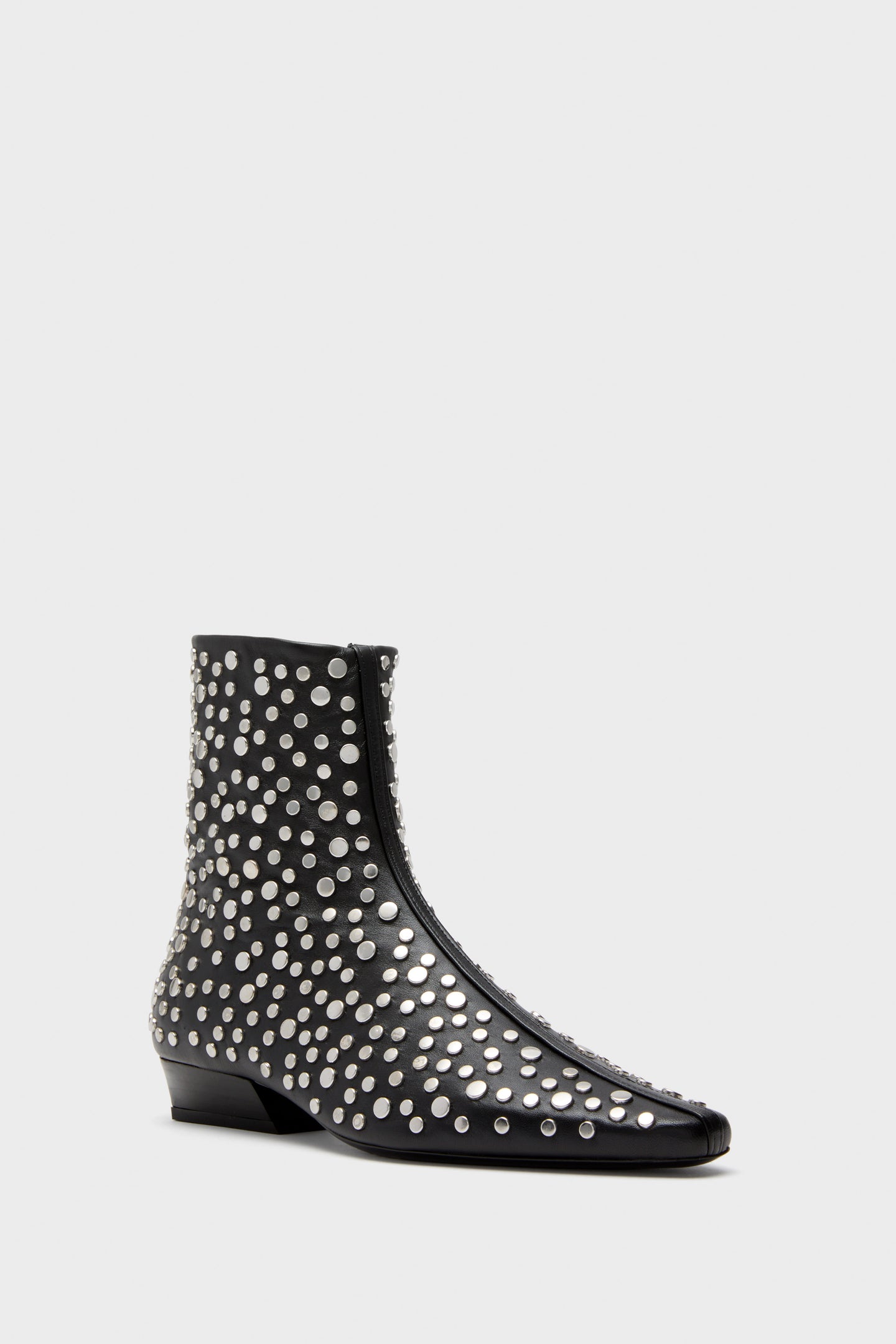Rivets Wally Flat Ankle Boot