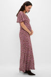 Twilight Mauve Floral Mirabelle Dress