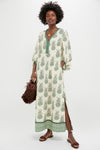 Jade Terrace Cotton Linen Rollins Dress