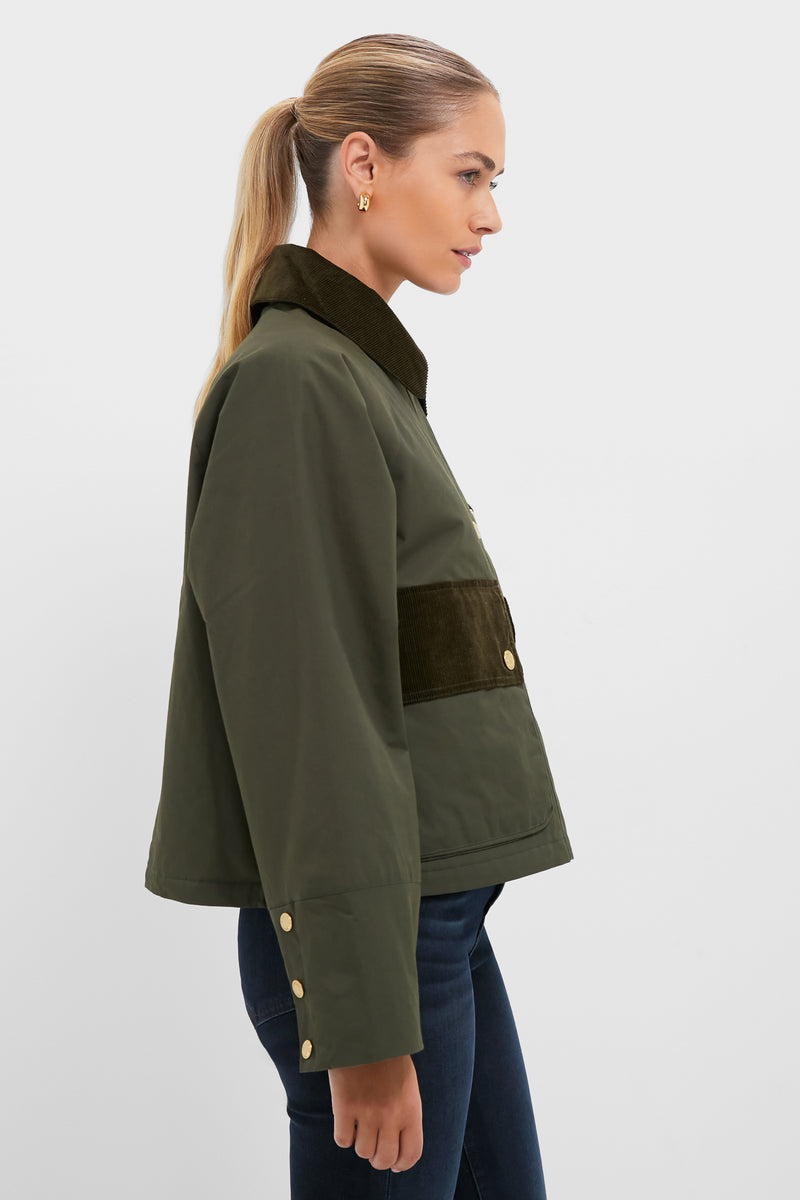 Olive Phoebe Casual Jacket