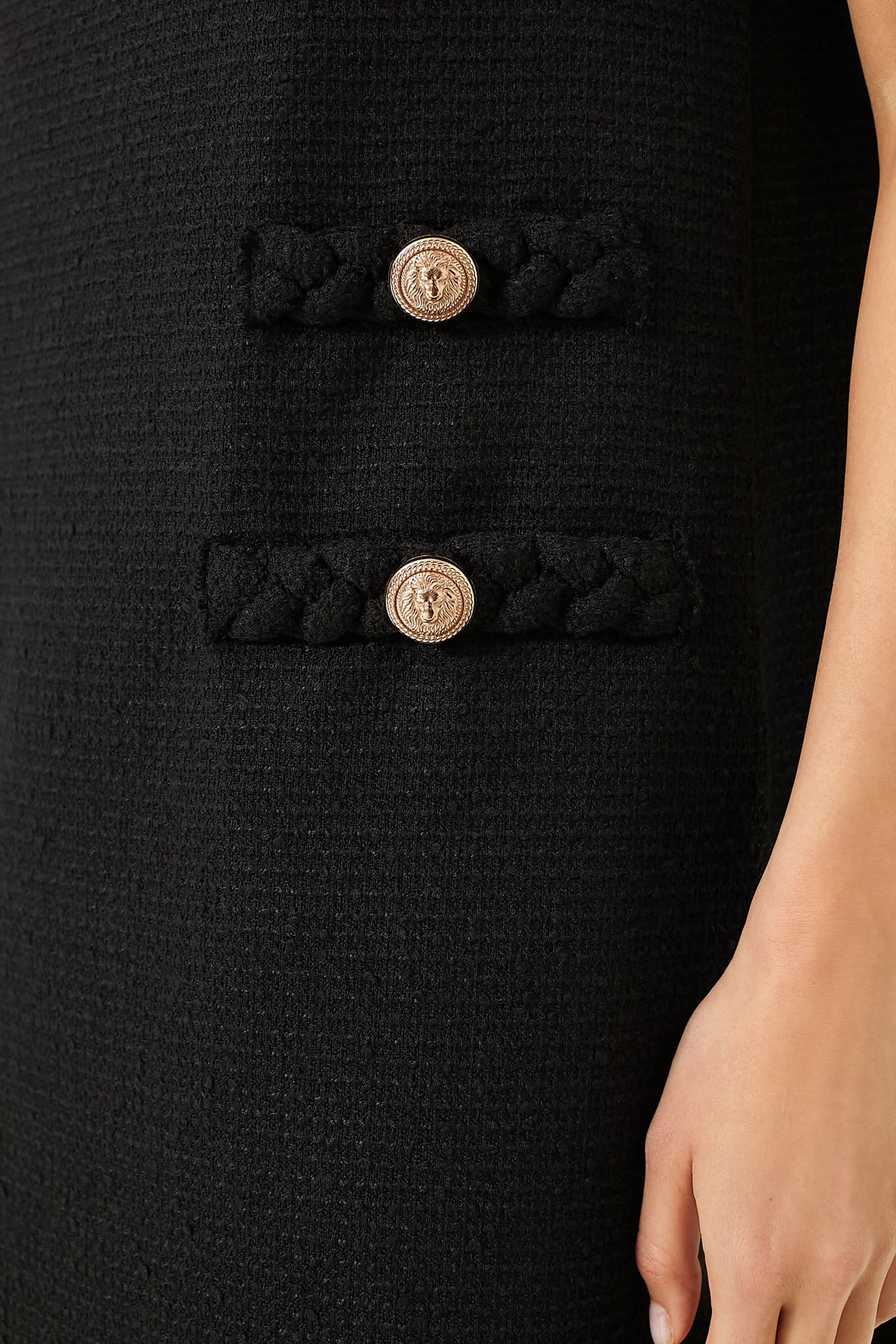 Tuckernuck Black Tweed Jackie Dress Black / XXS Tuckernuck Black Tweed Jackie Dress Black / XXS